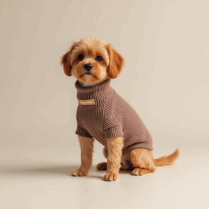 bumble cozy knit pet sweater – soft warm apparel for dogs & cats