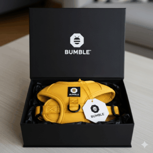 bumble no pull adjustable dog harness – breathable mesh with reflective straps
