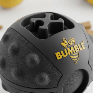 bumble interactive chew ball – durable treat dispensing toy for dogs